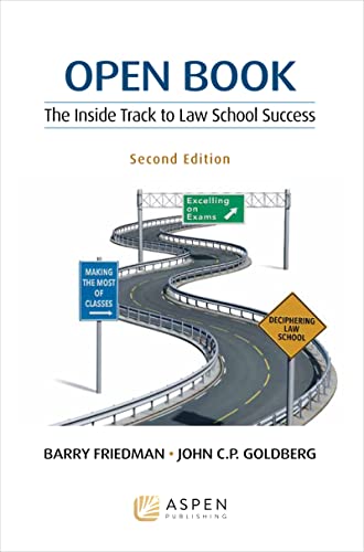 Open Book The Inside Track to Law School Success Academic Success 2nd Friedman, Barry