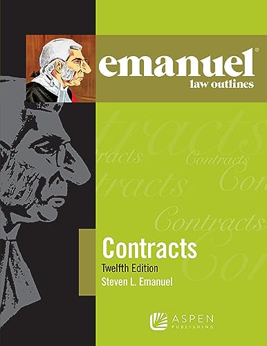 Emanuel Law Outlines for Contracts 12th Steven L. Emanuel cover