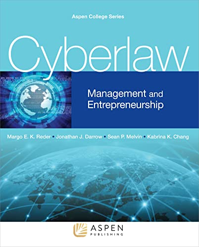 Cyberlaw Management and Entrepreneurship Aspen College  Reder, Margo