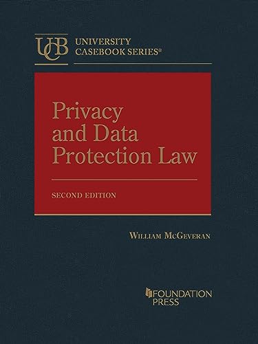Privacy and Data Protection Law - 2nd Edition - McGeveran cover