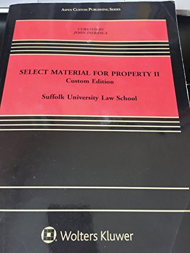 Select Material For Property II  John Infranca