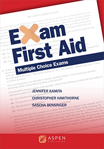 Exam First Aid Multiple Choice Exams Academic Success  Kamita, Jennifer cover