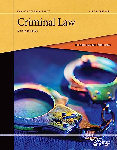 Black Letter Outline on Criminal Law (Black Letter Outlines) cover