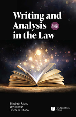 Writing and Analysis in the Law 8th Edition