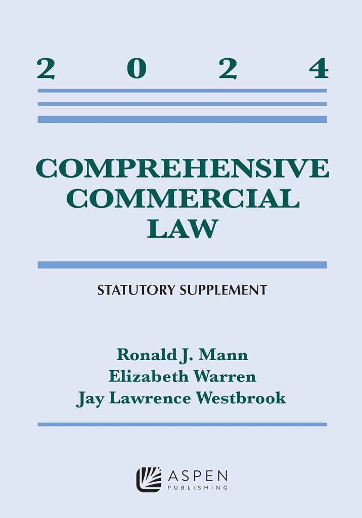 Comprehensive Commercial Law: 2024 Statutory Supplement cover