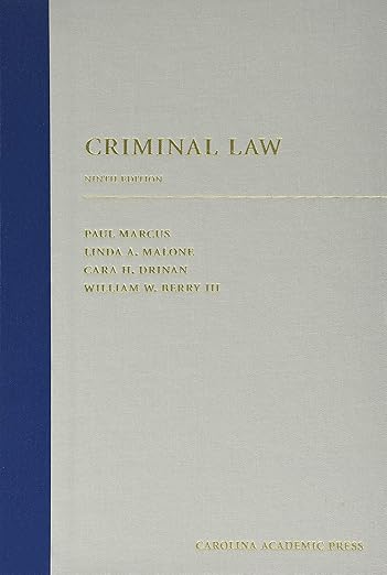 Criminal Law - Ninth Edition - Paul Marcus