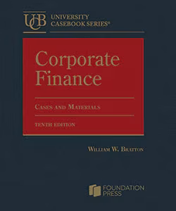 Corporate Finance Cases and Materials 10th Edition ISBN 9798887868035 & 979-8887868035