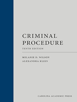Criminal Procedure - 10th Edition - Melanie D. Wilson cover