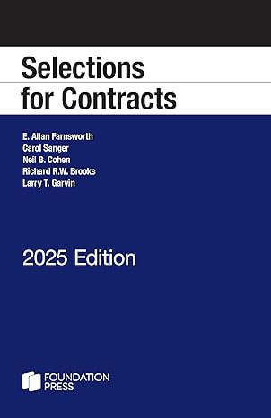 Selections for Contracts - 2025 Edition - E. Allan Farnsworth