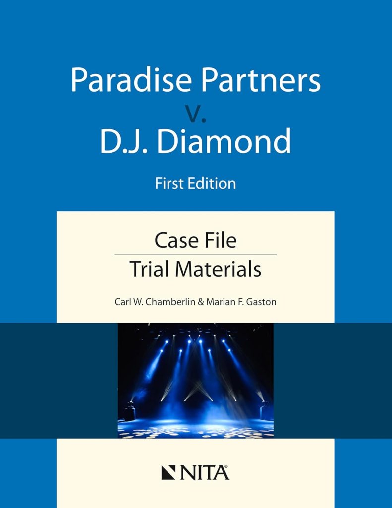Paradise Partners v. D.J. Diamond - 1st Edition - Carl W. Chamberlin