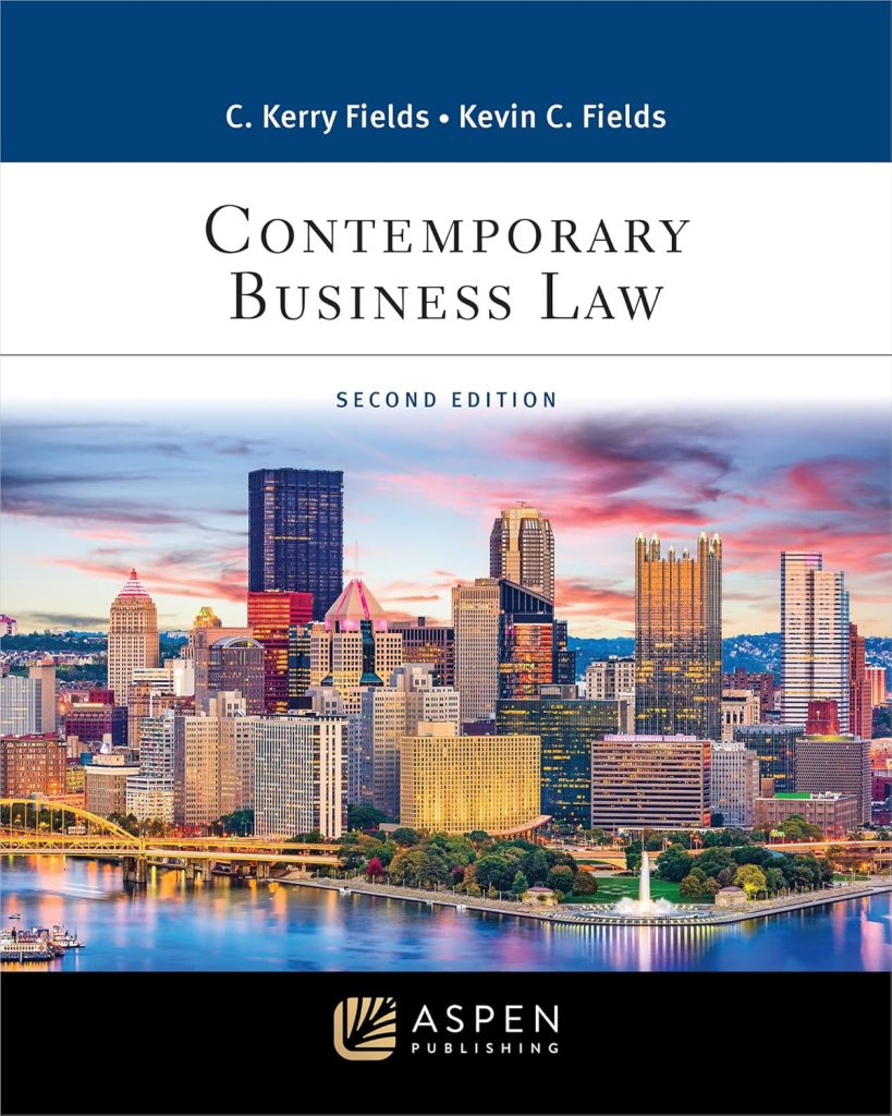 Contemporary Business Law - 2nd Edition - C. Kerry Fields cover