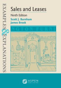 Examples & Explanations -- cover of Examples & Explanations for Sales and Leases - 9th Edition - Scott J. Burnham