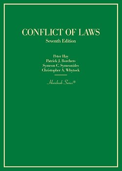 Conflict of Laws (Hornbook Series) - 7th Edition - Patrick J. Borchers