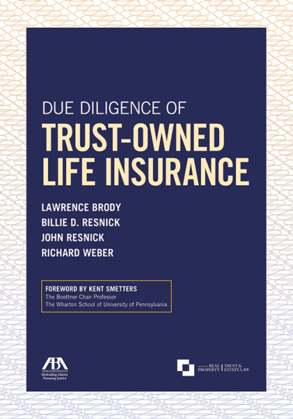 Due Diligence of Trust-Owned Life Insurance - John Resnick