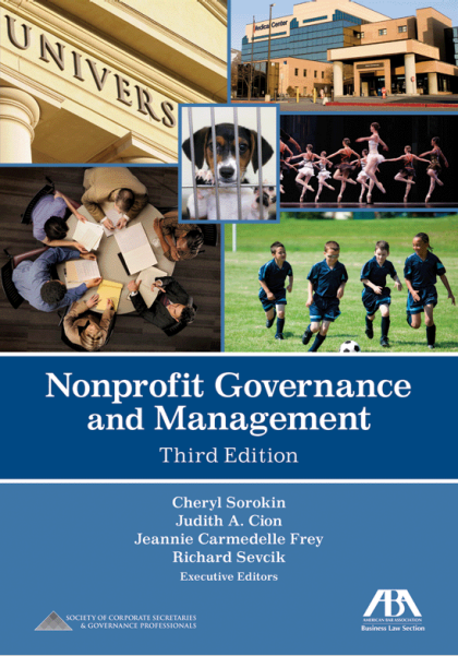 Nonprofit Governance and Management - 3rd Edition - Jeannie Carmedelle Frey cover