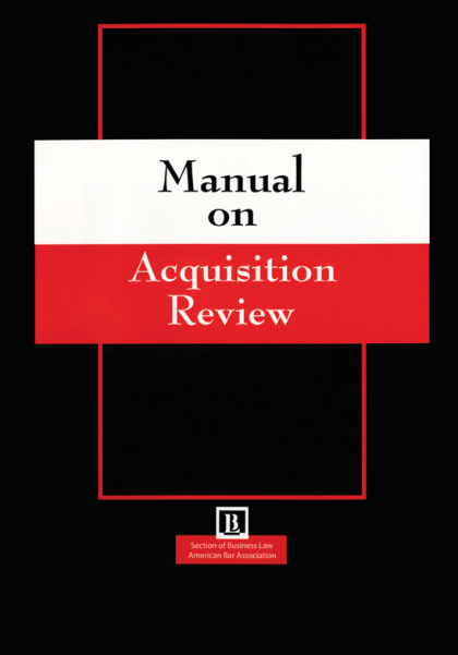 Manual on Acquisition Review