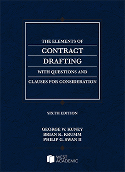 The Elements of Contract Drafting - 6th Edition