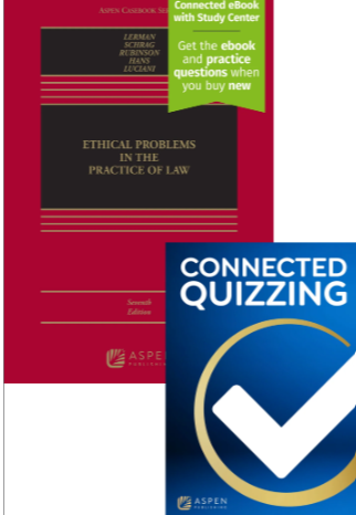 Ethical Problems in the Practice of Law Seventh Edition and Connected Quizzing - Lerman cover